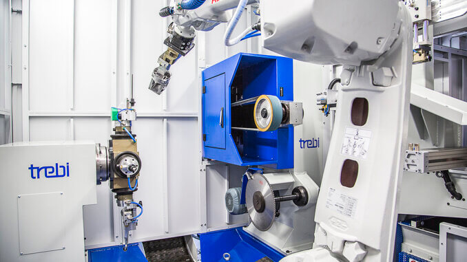 Trebi robotic machine. Photo provided