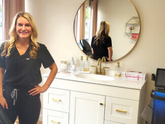 Wendy Shackleford is pictured inside her new medical spa. Photo by Stacey Shannon
