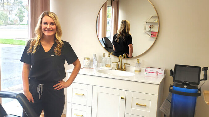 Wendy Shackleford is pictured inside her new medical spa. Photo by Stacey Shannon