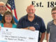 Indiana American Water presents a $5,000 donation to the Heart of Indiana United Way, the agency providing assistance to the Town of Selma in the aftermath of a spring tornado that swept through the town. Pictured (L to R): Jenny Marsh, President and CEO, Heart of Indiana United Way; Joel Reuter, External Affairs, Indiana American Water; Cindy Cox, Council Member, Town of Selma; Jim Henderson, Indiana American Water’s Operations Manager; and C.S. Hendershot, Director of Grants & Development, Heart of Indiana United Way. Photo provided