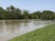 White River near the Payless Supermarket plaza off of S. Tillotson Ave. Photo by Mike Rhodes