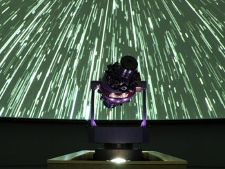 Charles W. Brown Planetarium projection system.
